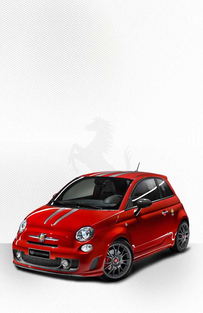 Abarth 695 tributo ferrari - rossa